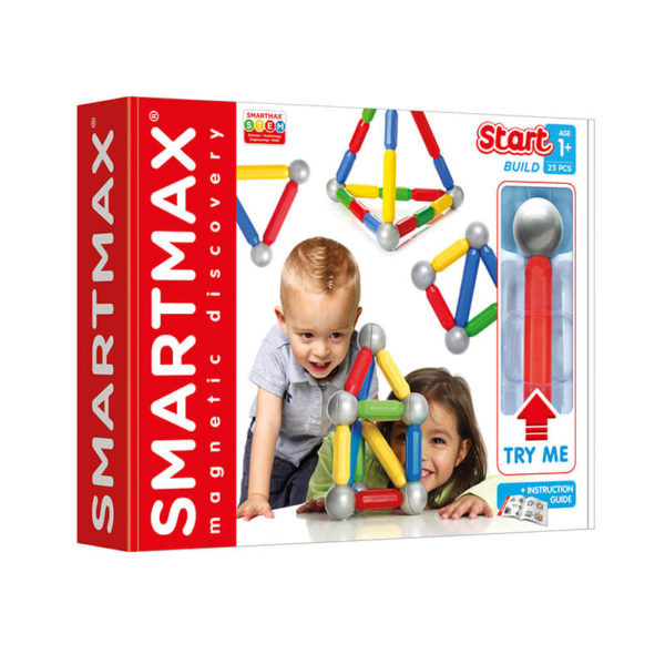  SmartMax My First Totem STEM Magnetic Discovery Building Game  with Tactile and Rattling Parts for Ages 1-5 : Toys & Games